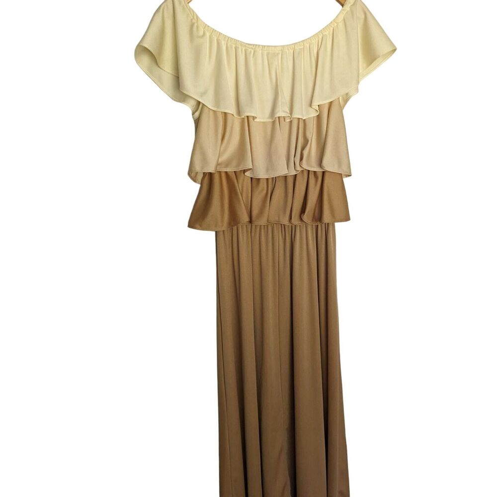 Vintage 70s tiered maxi - Vicky Vaughn